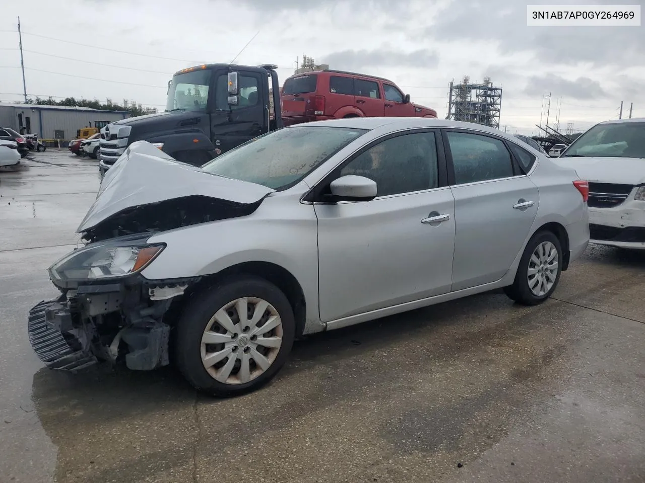 2016 Nissan Sentra S VIN: 3N1AB7AP0GY264969 Lot: 70282484