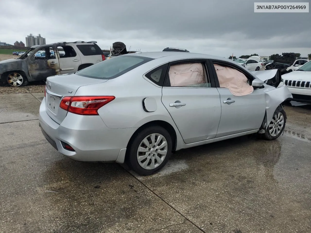 2016 Nissan Sentra S VIN: 3N1AB7AP0GY264969 Lot: 70282484