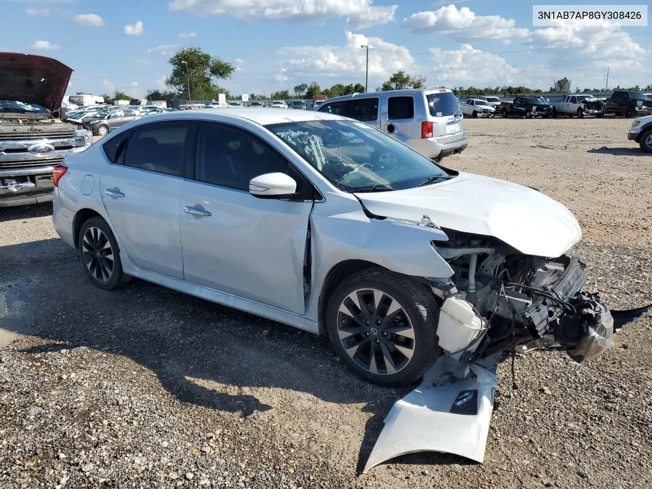 3N1AB7AP8GY308426 2016 Nissan Sentra S