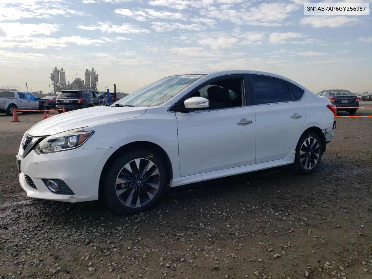 2016 Nissan Sentra S VIN: 3N1AB7AP6GY256987 Lot: 70430854