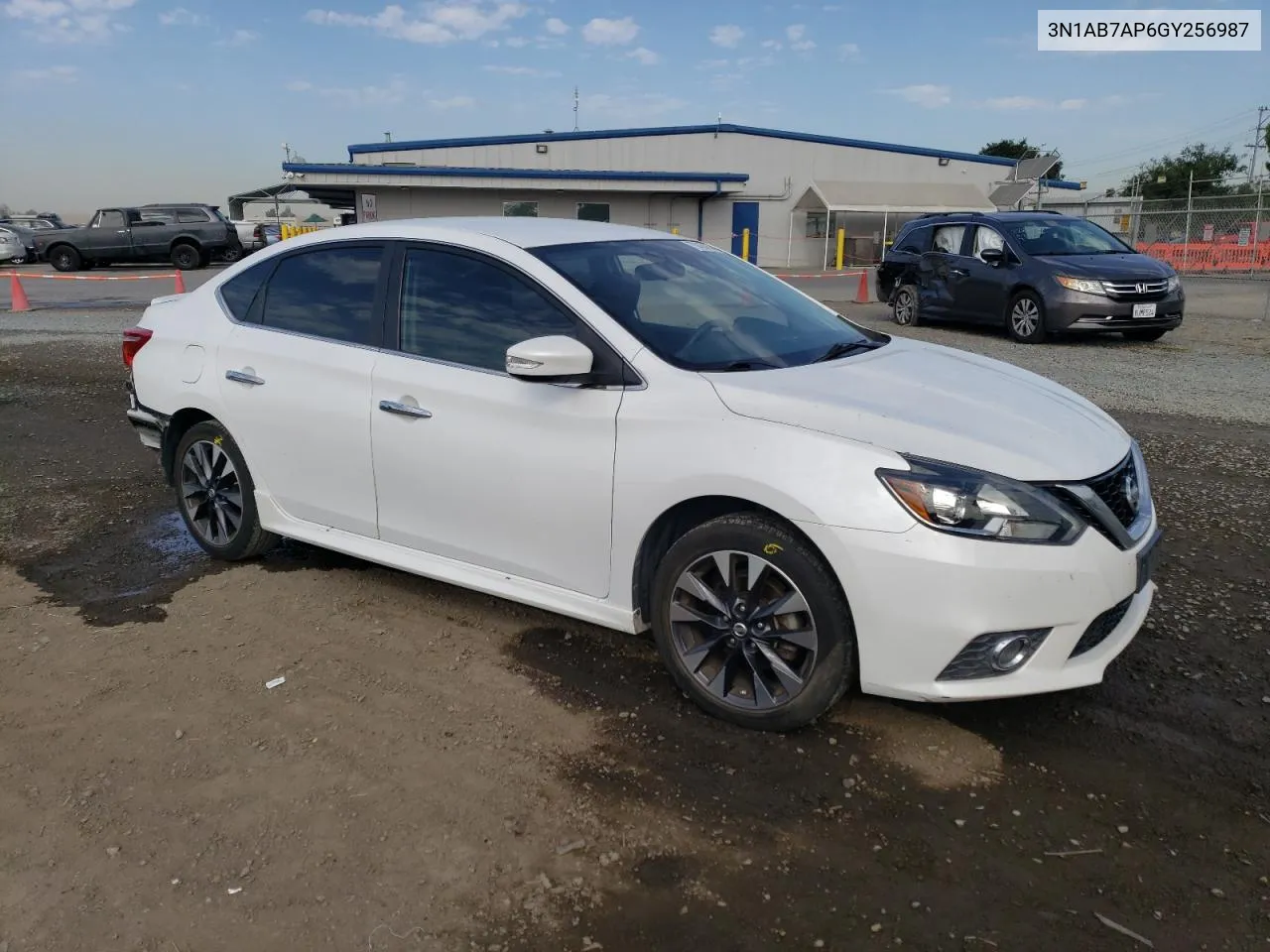 2016 Nissan Sentra S VIN: 3N1AB7AP6GY256987 Lot: 70430854