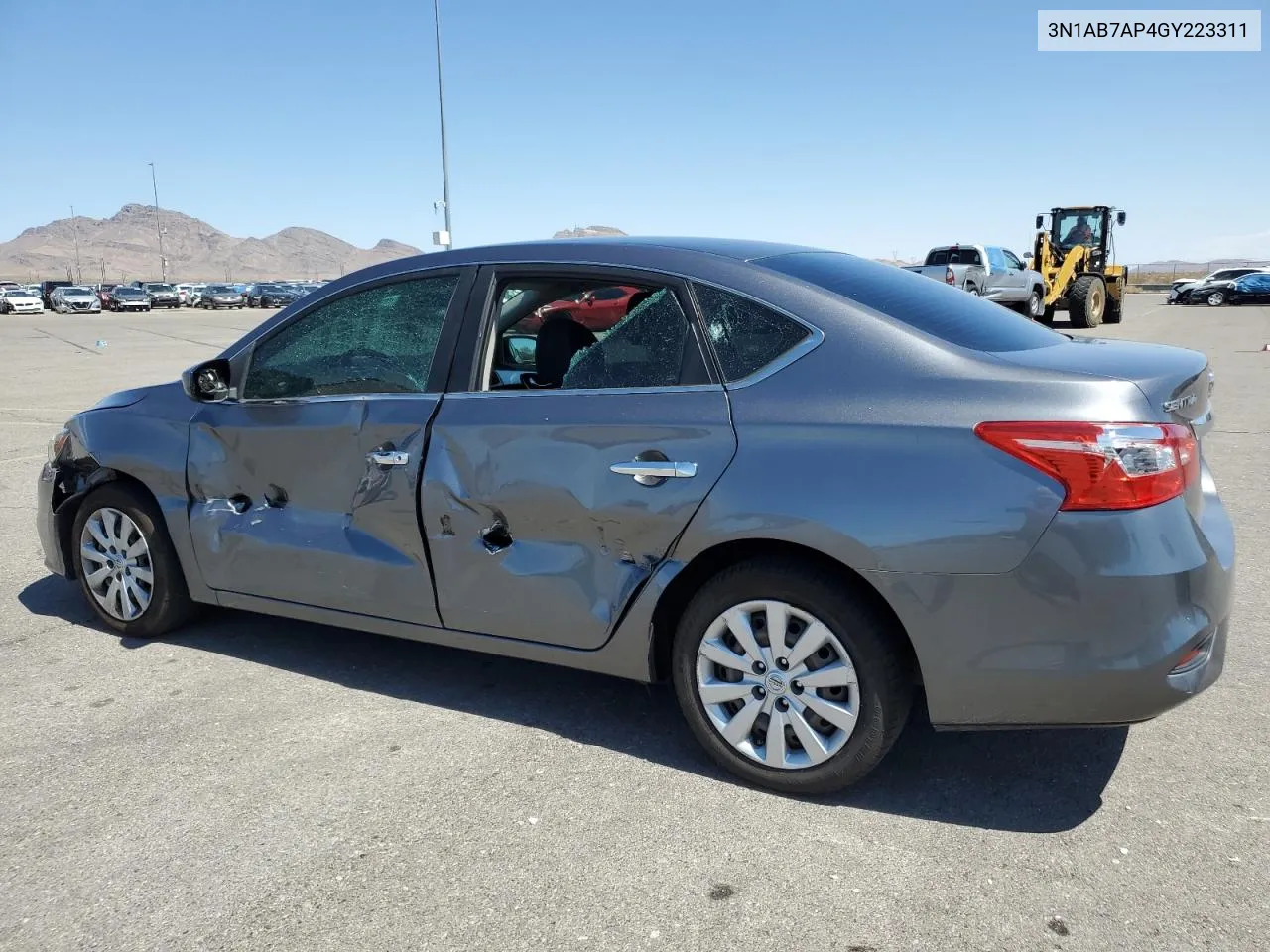 2016 Nissan Sentra S VIN: 3N1AB7AP4GY223311 Lot: 70433414