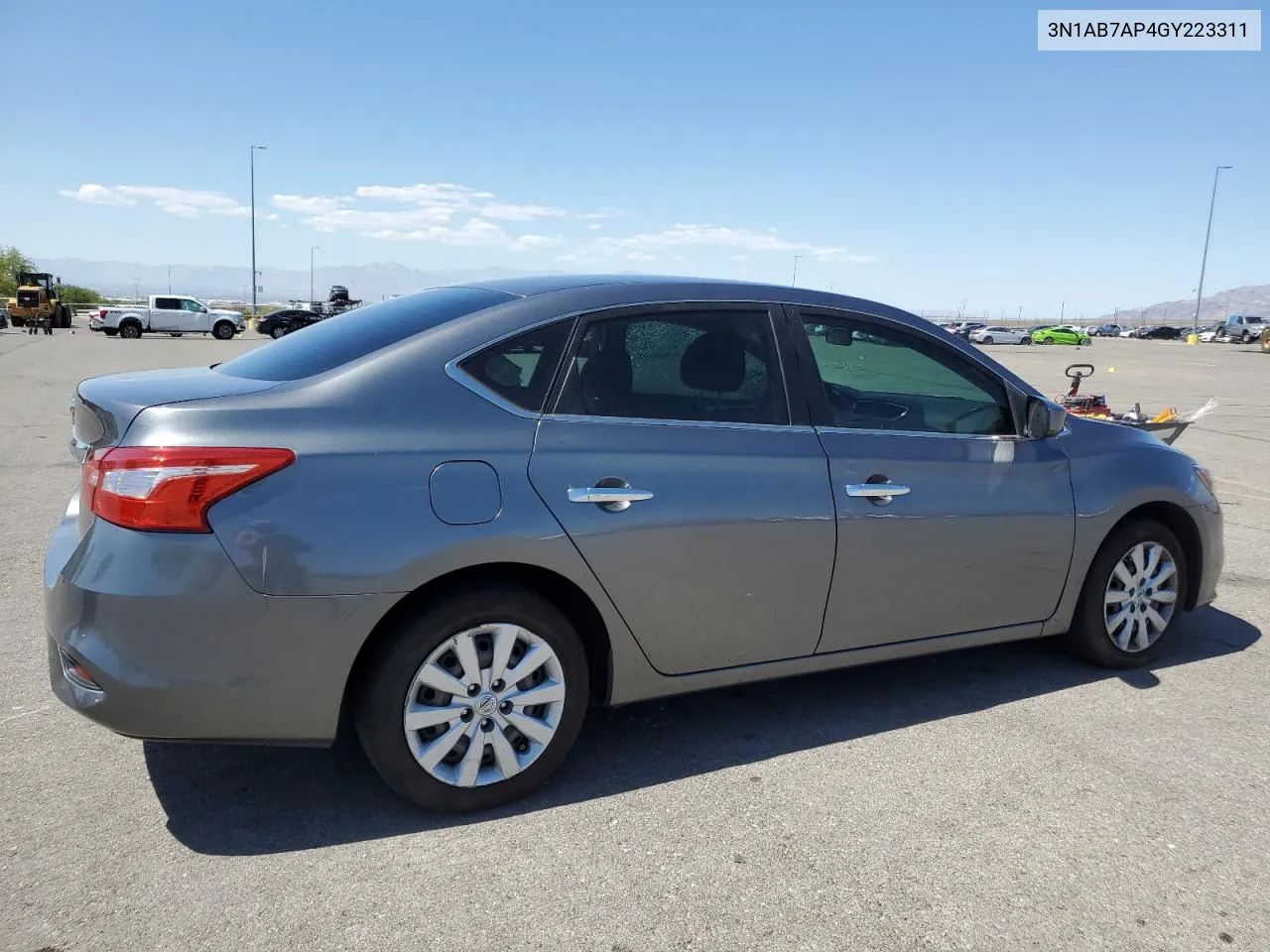 2016 Nissan Sentra S VIN: 3N1AB7AP4GY223311 Lot: 70433414