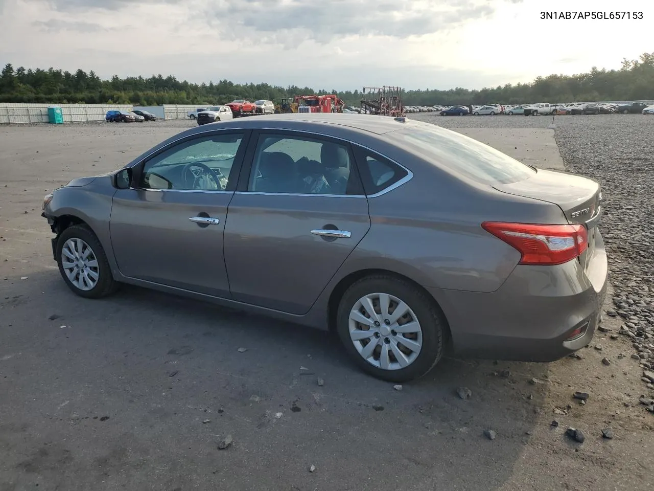 2016 Nissan Sentra S VIN: 3N1AB7AP5GL657153 Lot: 70450794