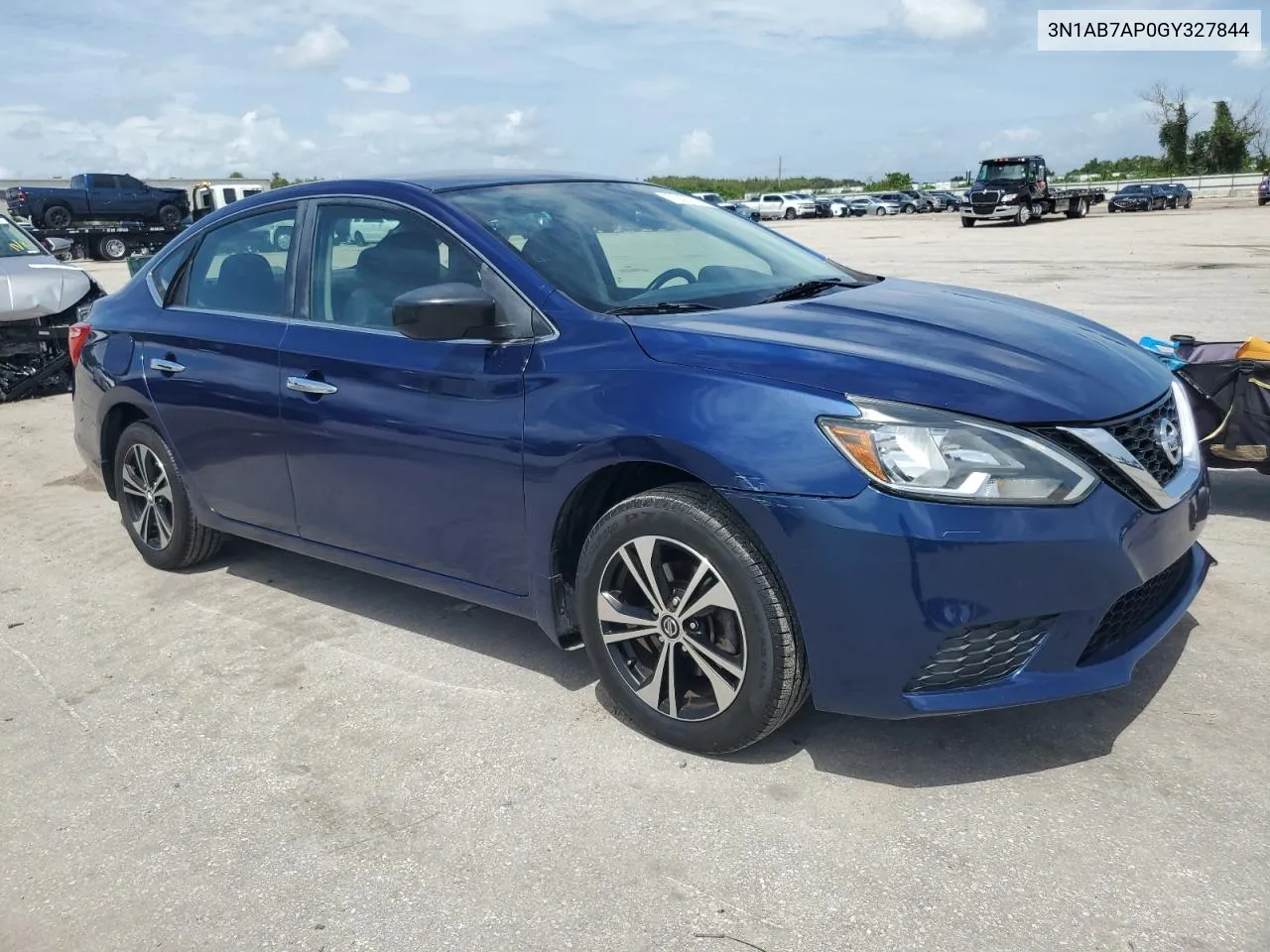 2016 Nissan Sentra S VIN: 3N1AB7AP0GY327844 Lot: 70477924