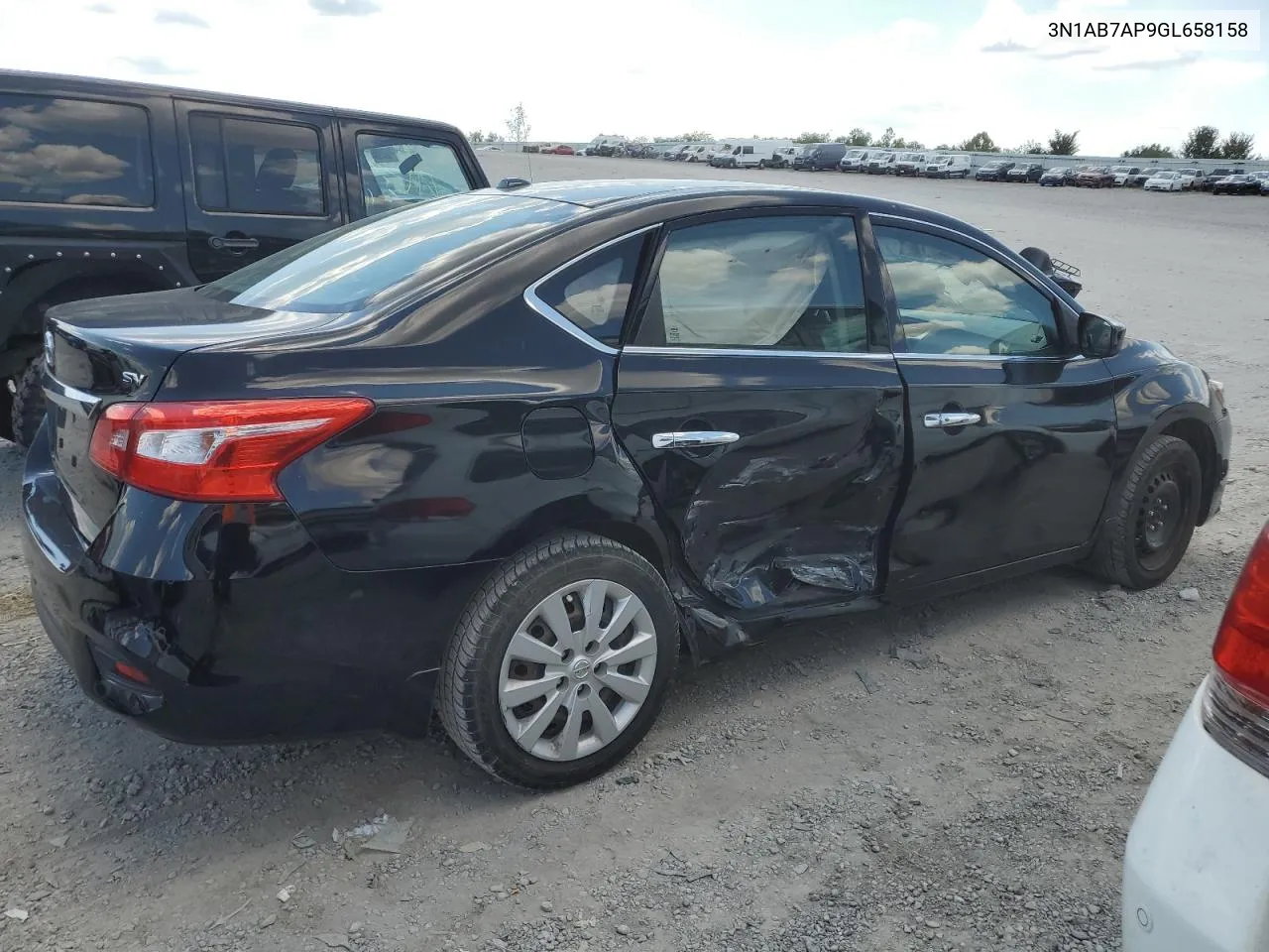 2016 Nissan Sentra S VIN: 3N1AB7AP9GL658158 Lot: 70530154