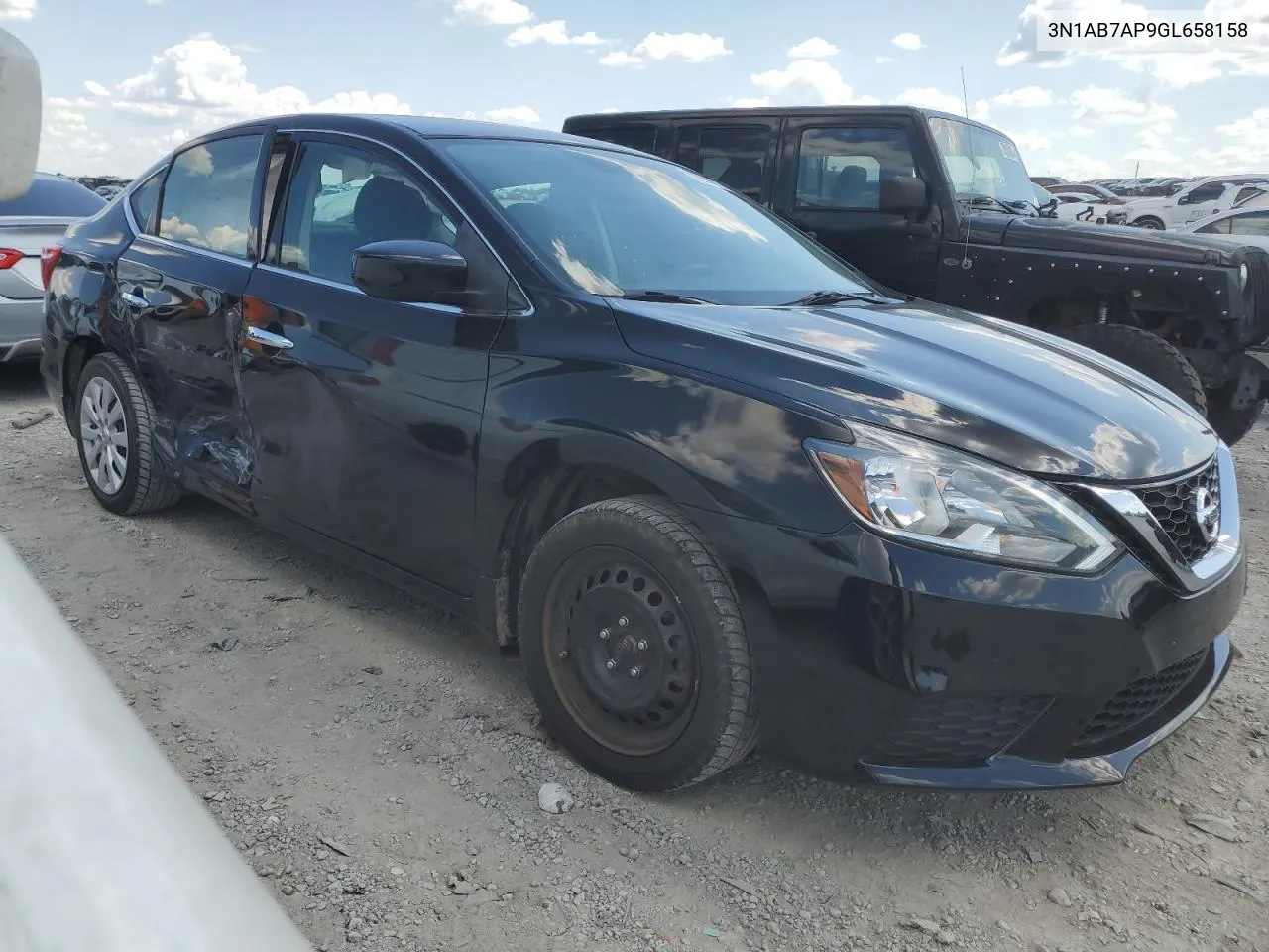 2016 Nissan Sentra S VIN: 3N1AB7AP9GL658158 Lot: 70530154