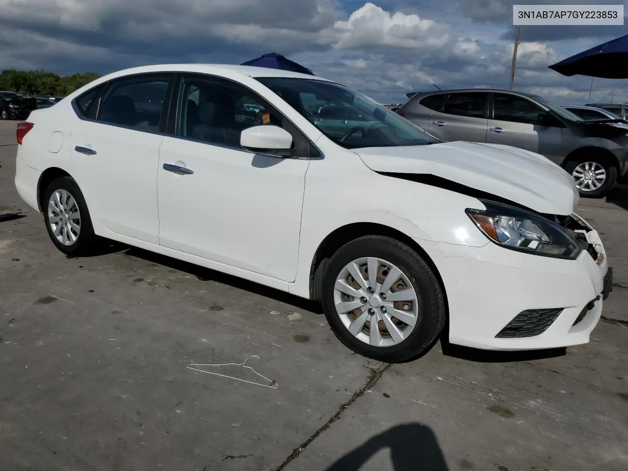 2016 Nissan Sentra S VIN: 3N1AB7AP7GY223853 Lot: 70531074