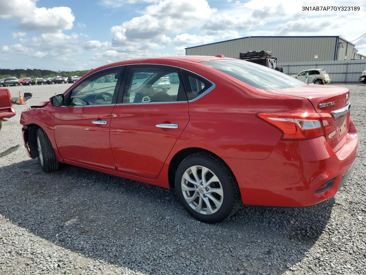 2016 Nissan Sentra S VIN: 3N1AB7AP7GY323189 Lot: 70595174