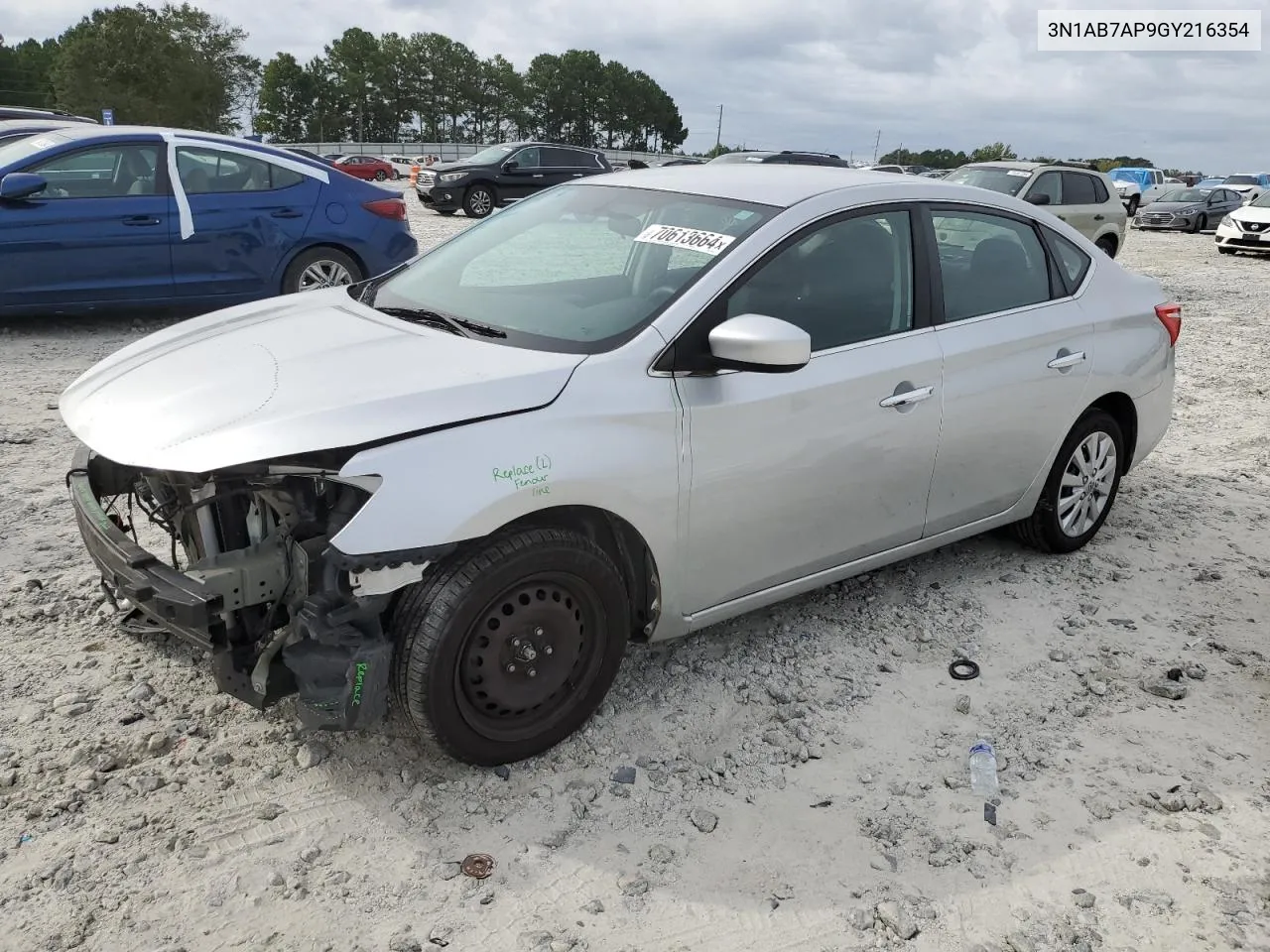 3N1AB7AP9GY216354 2016 Nissan Sentra S