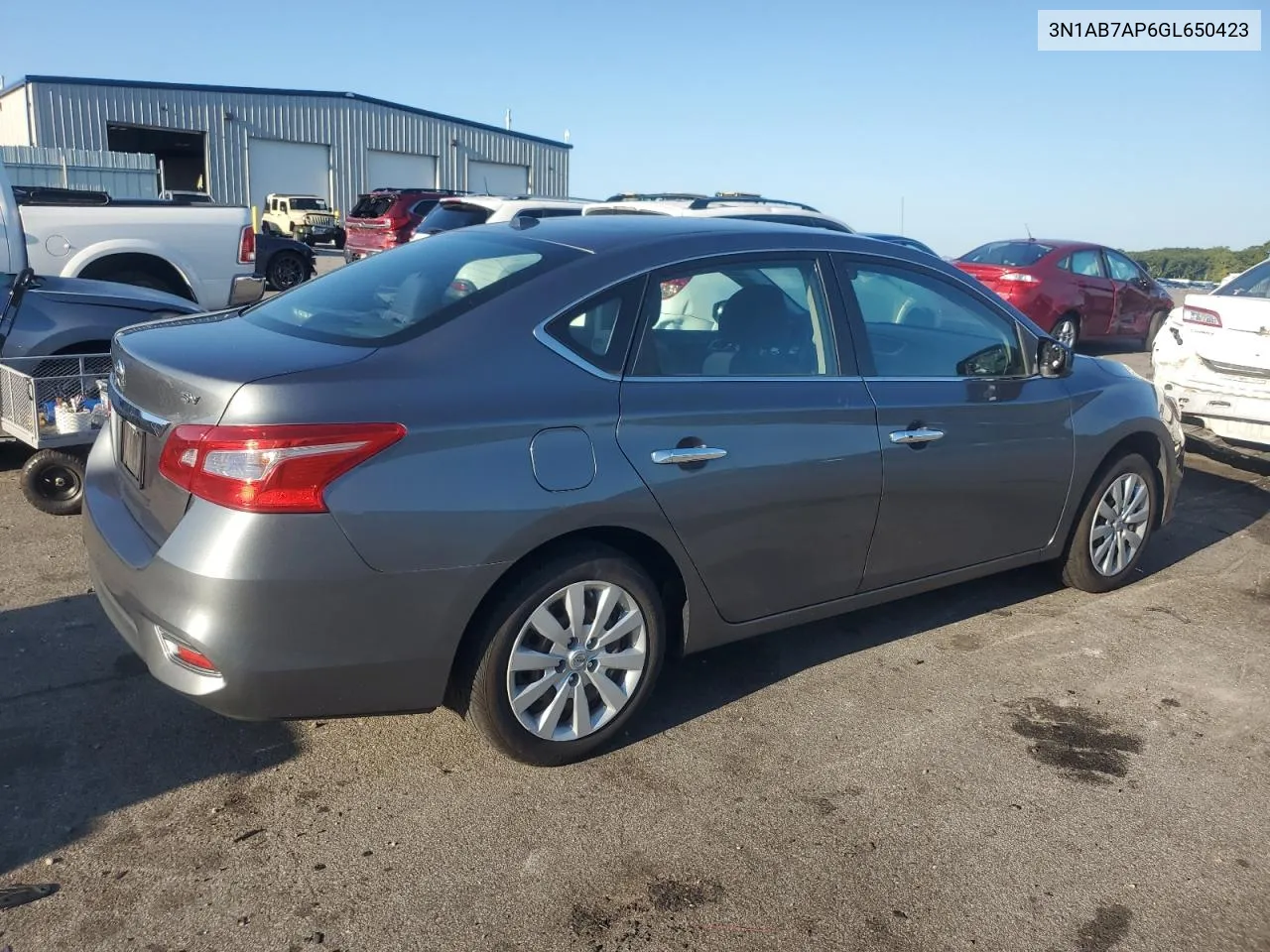 2016 Nissan Sentra S VIN: 3N1AB7AP6GL650423 Lot: 70742204