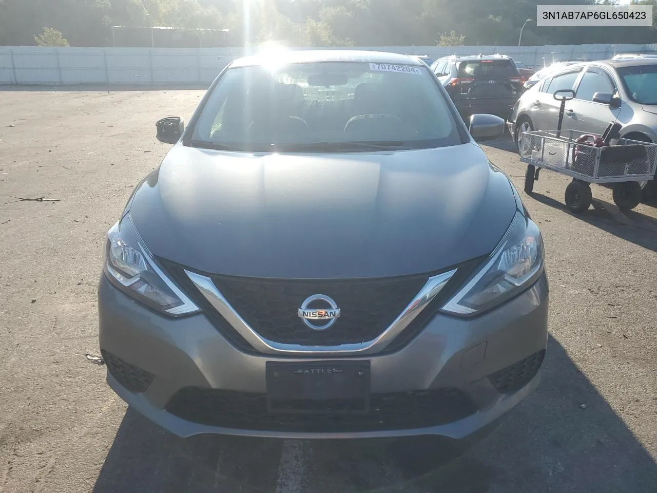 3N1AB7AP6GL650423 2016 Nissan Sentra S