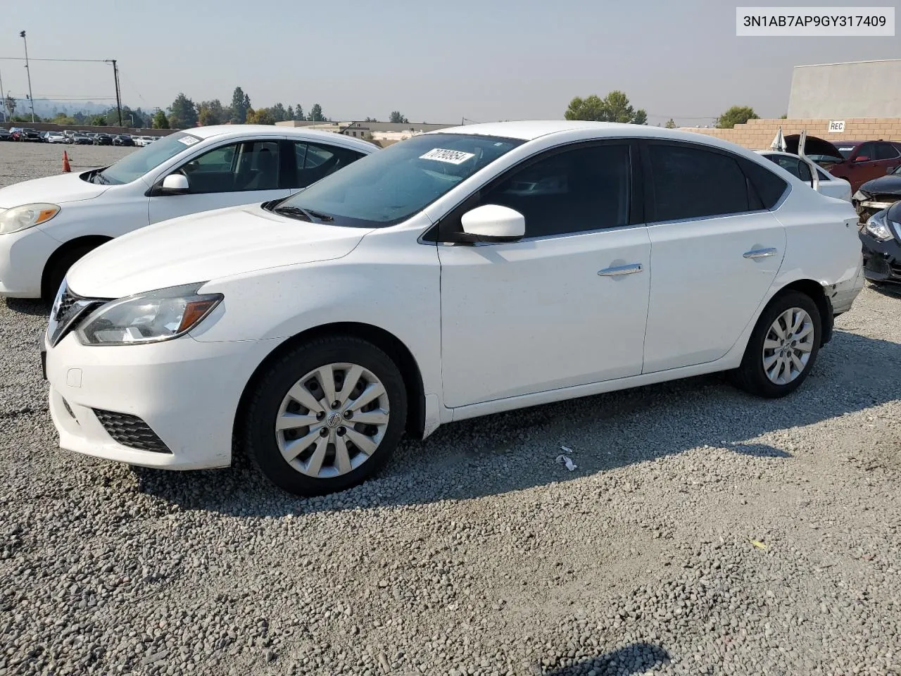 3N1AB7AP9GY317409 2016 Nissan Sentra S