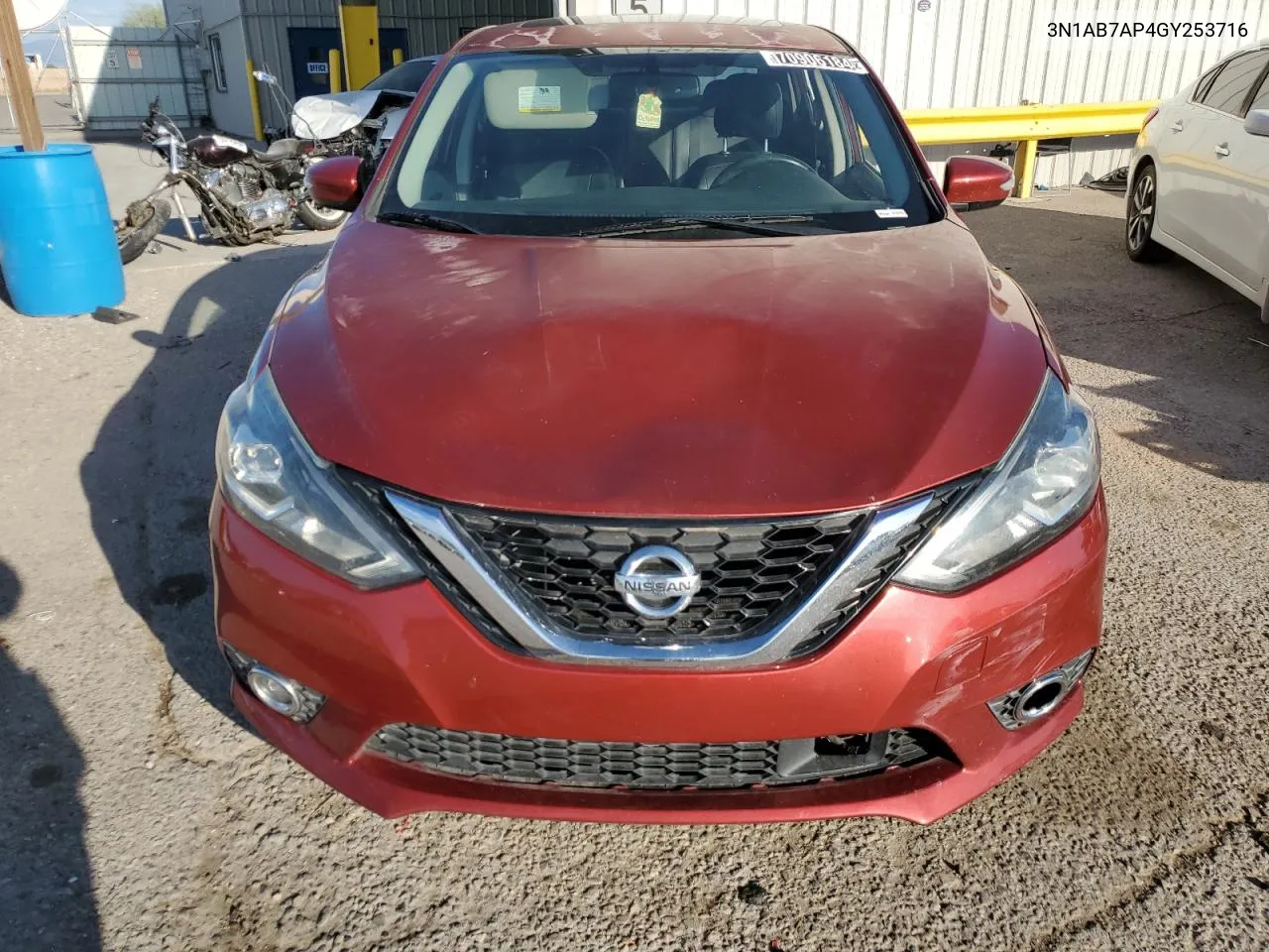 3N1AB7AP4GY253716 2016 Nissan Sentra S