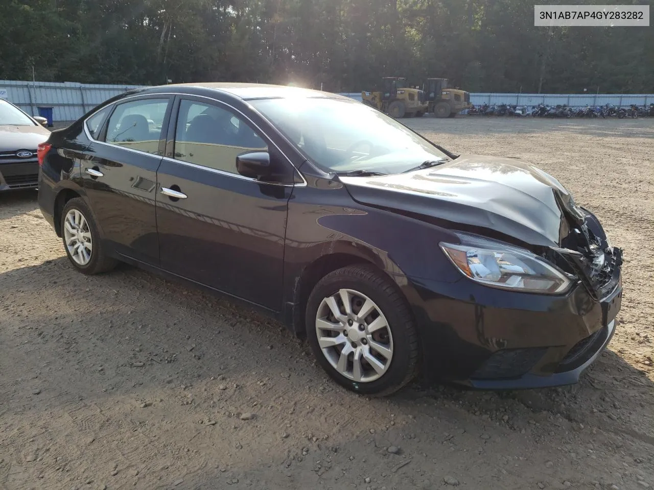 2016 Nissan Sentra S VIN: 3N1AB7AP4GY283282 Lot: 71345054