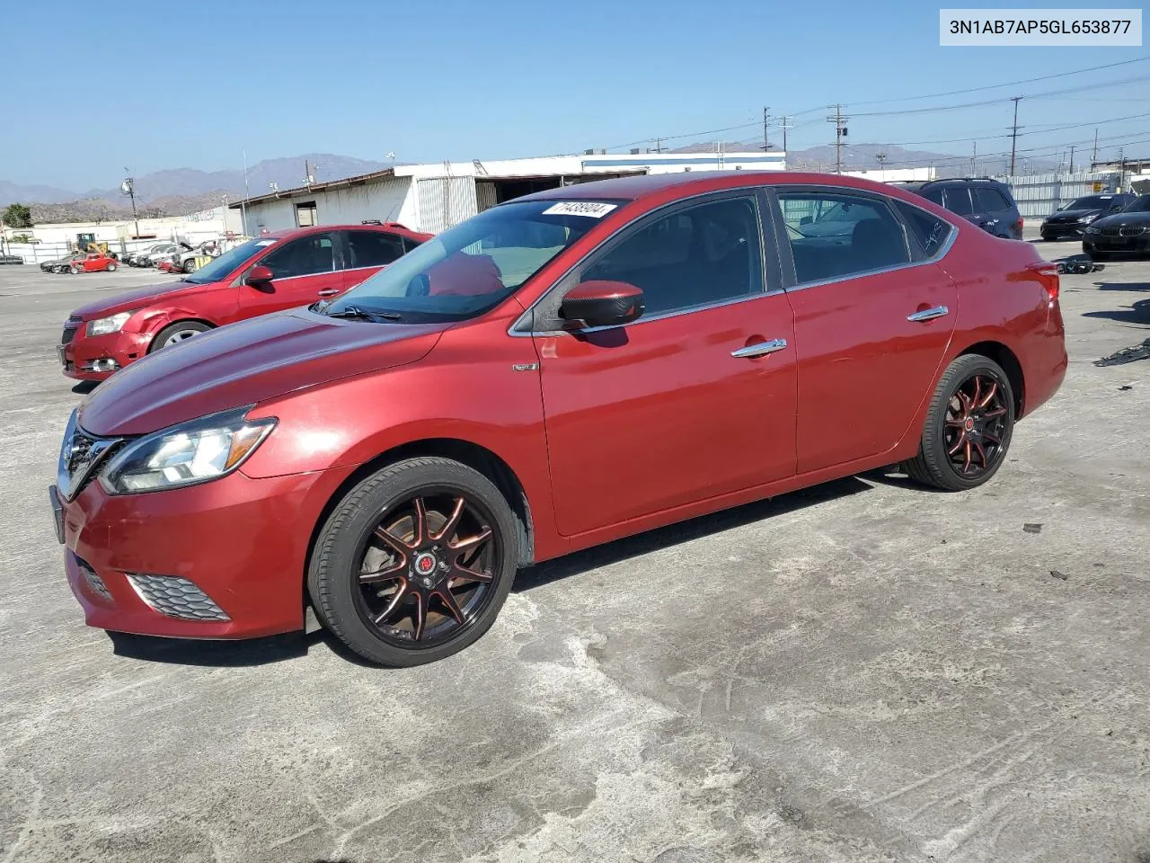 3N1AB7AP5GL653877 2016 Nissan Sentra S