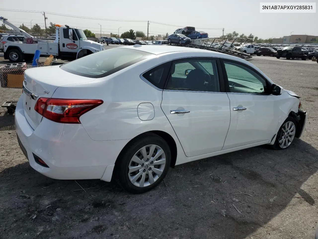 2016 Nissan Sentra S VIN: 3N1AB7APXGY285831 Lot: 71443644