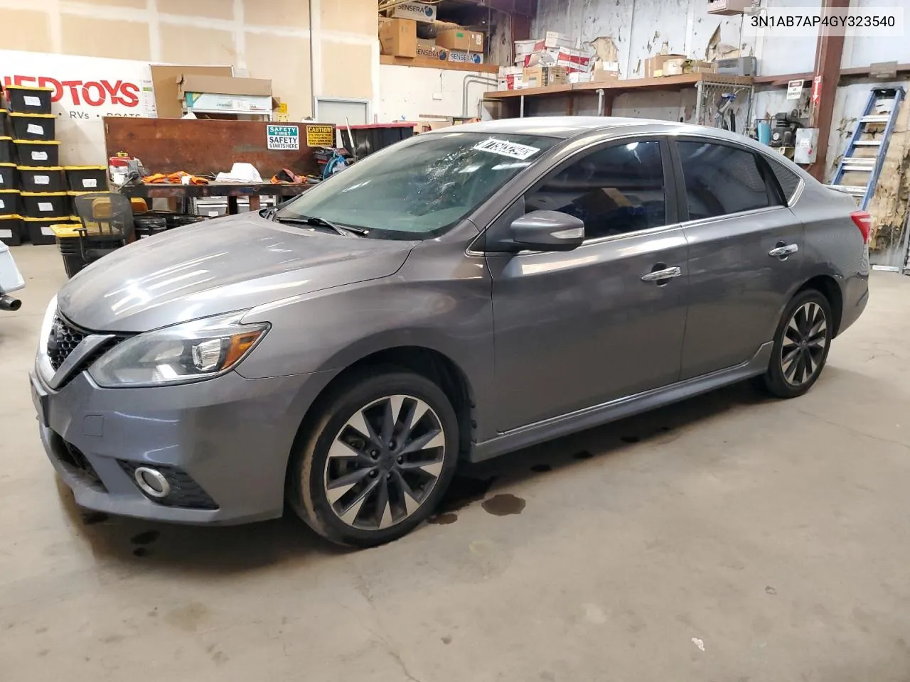 2016 Nissan Sentra S VIN: 3N1AB7AP4GY323540 Lot: 71503294