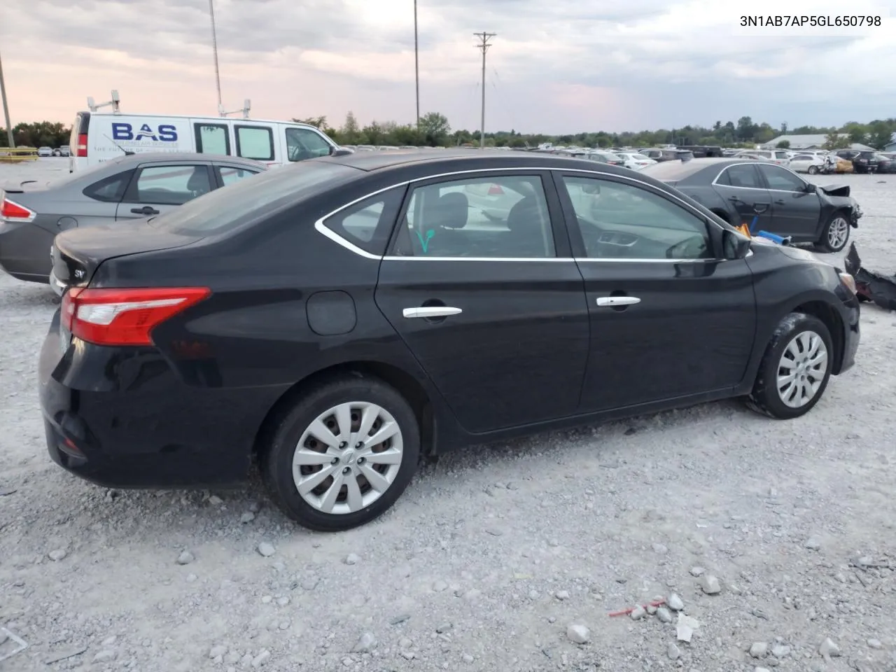 2016 Nissan Sentra S VIN: 3N1AB7AP5GL650798 Lot: 71668454