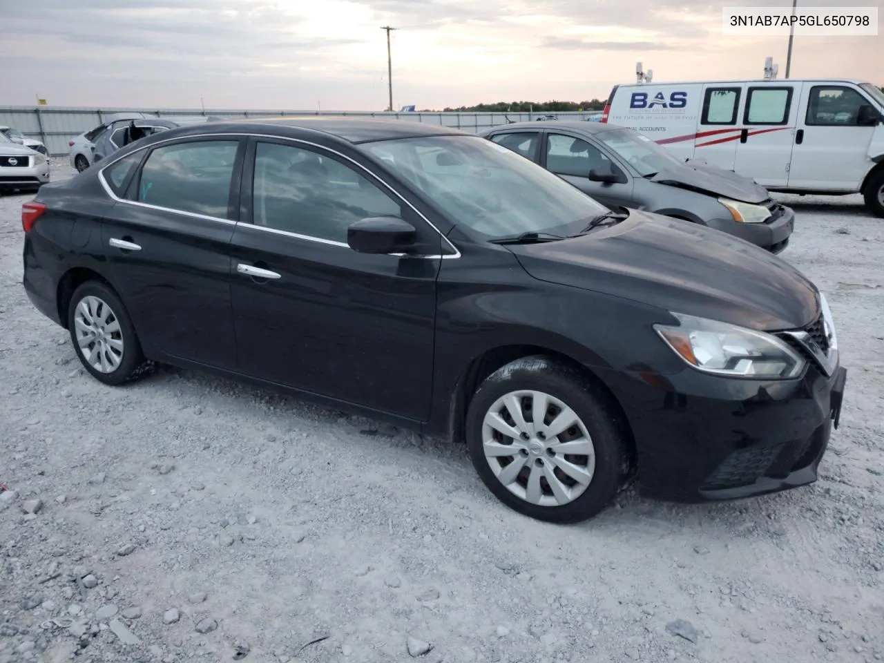 2016 Nissan Sentra S VIN: 3N1AB7AP5GL650798 Lot: 71668454