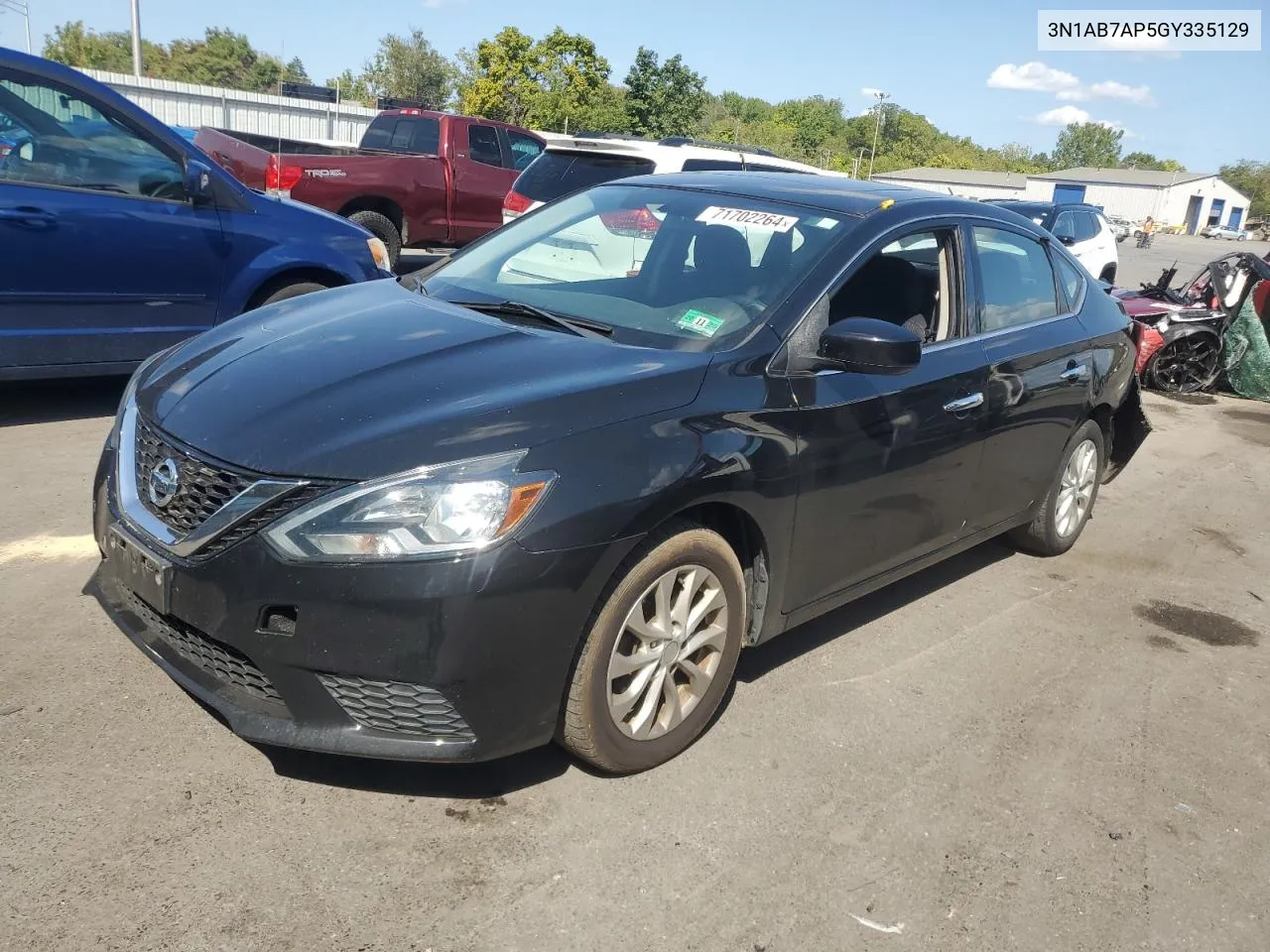 2016 Nissan Sentra S VIN: 3N1AB7AP5GY335129 Lot: 71702264