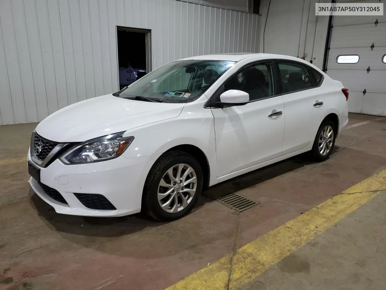 2016 Nissan Sentra S VIN: 3N1AB7AP5GY312045 Lot: 71721424