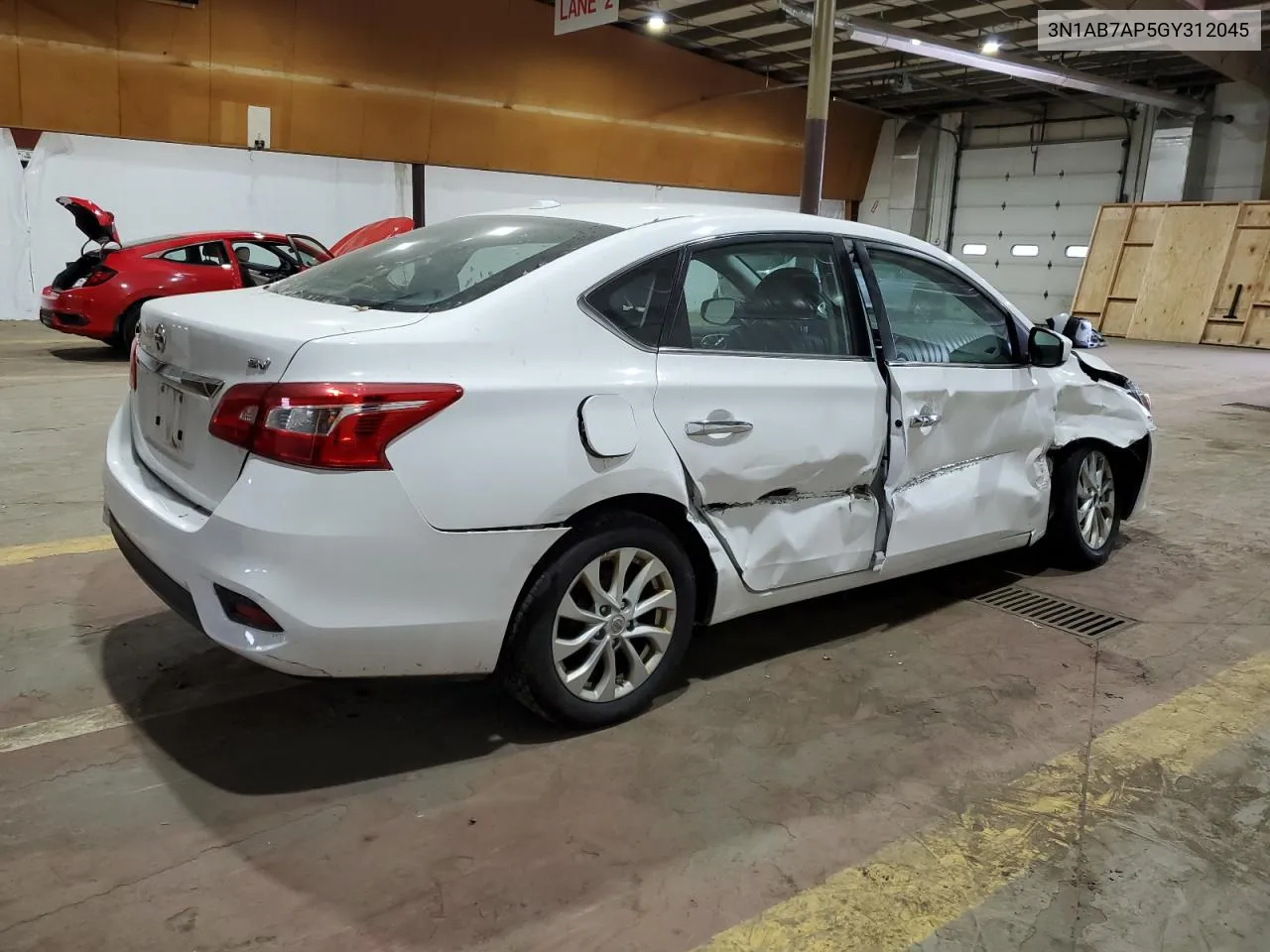 2016 Nissan Sentra S VIN: 3N1AB7AP5GY312045 Lot: 71721424