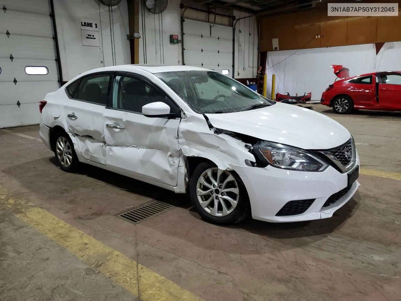 3N1AB7AP5GY312045 2016 Nissan Sentra S