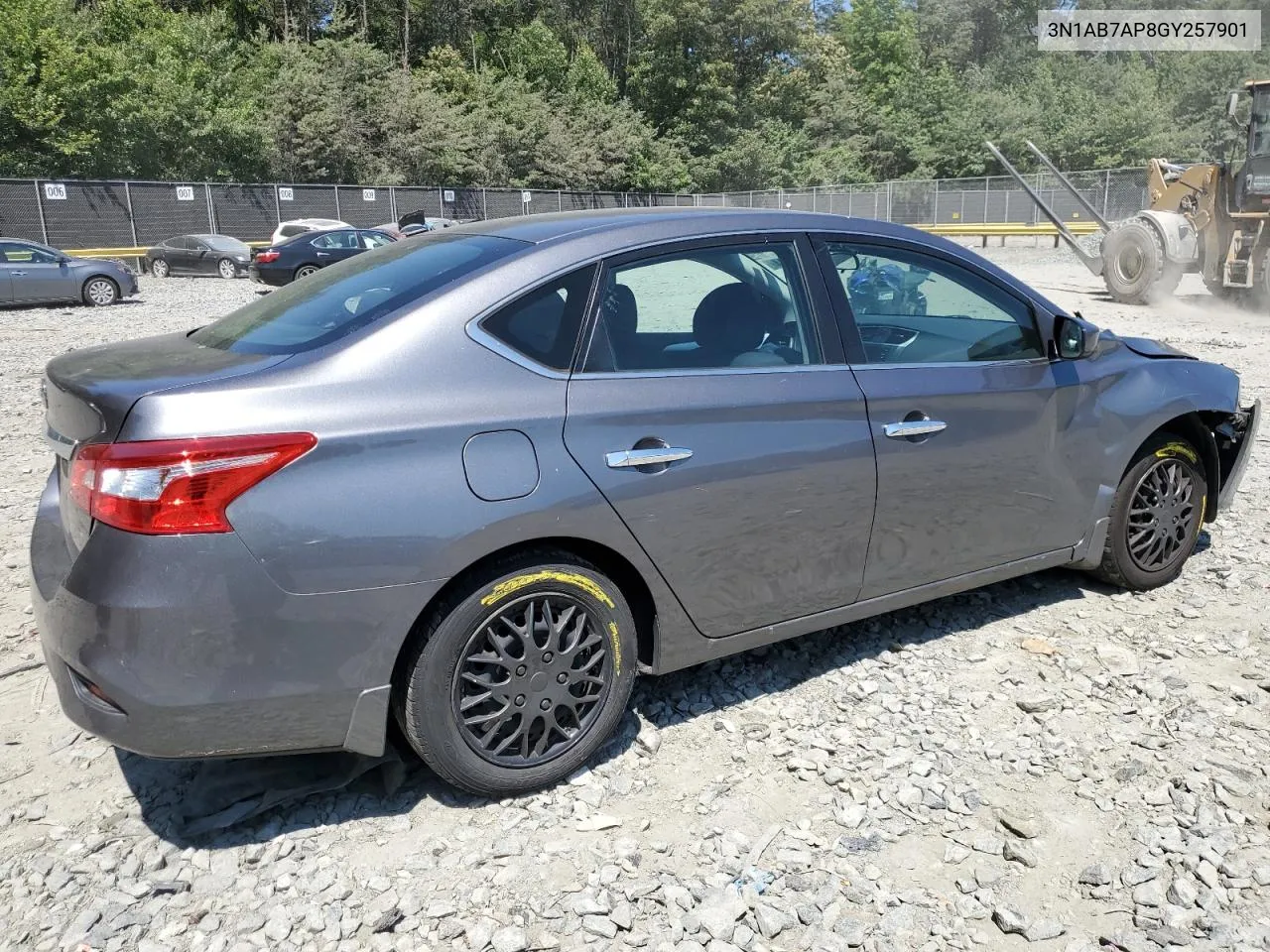 2016 Nissan Sentra S VIN: 3N1AB7AP8GY257901 Lot: 71762544