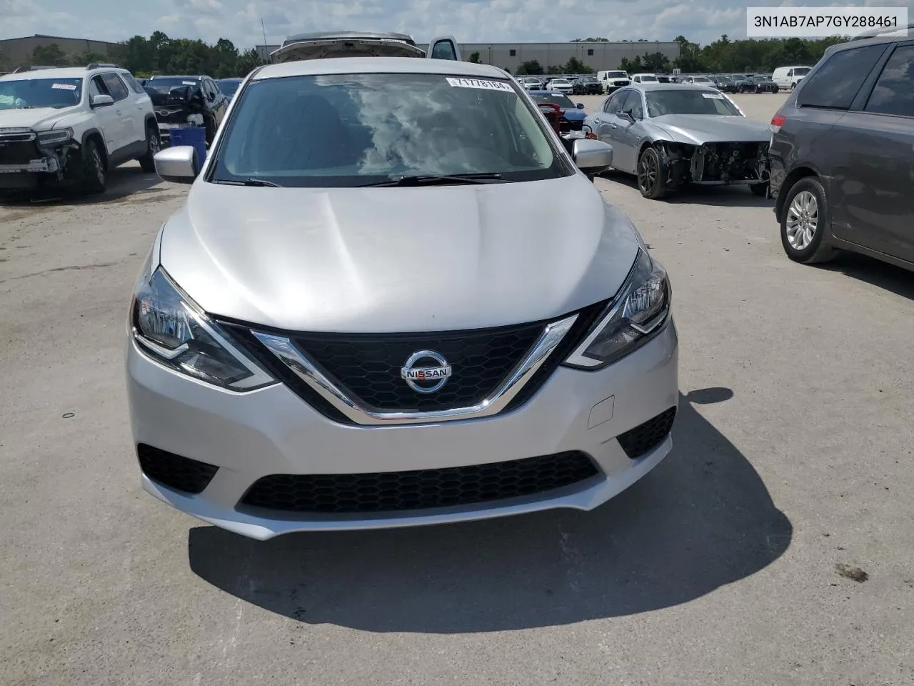 2016 Nissan Sentra S VIN: 3N1AB7AP7GY288461 Lot: 71778164