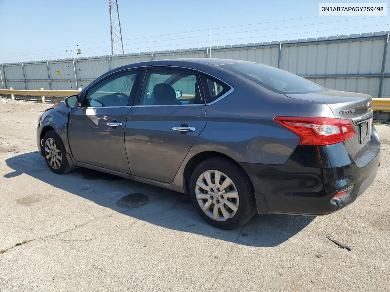 3N1AB7AP6GY259498 2016 Nissan Sentra S