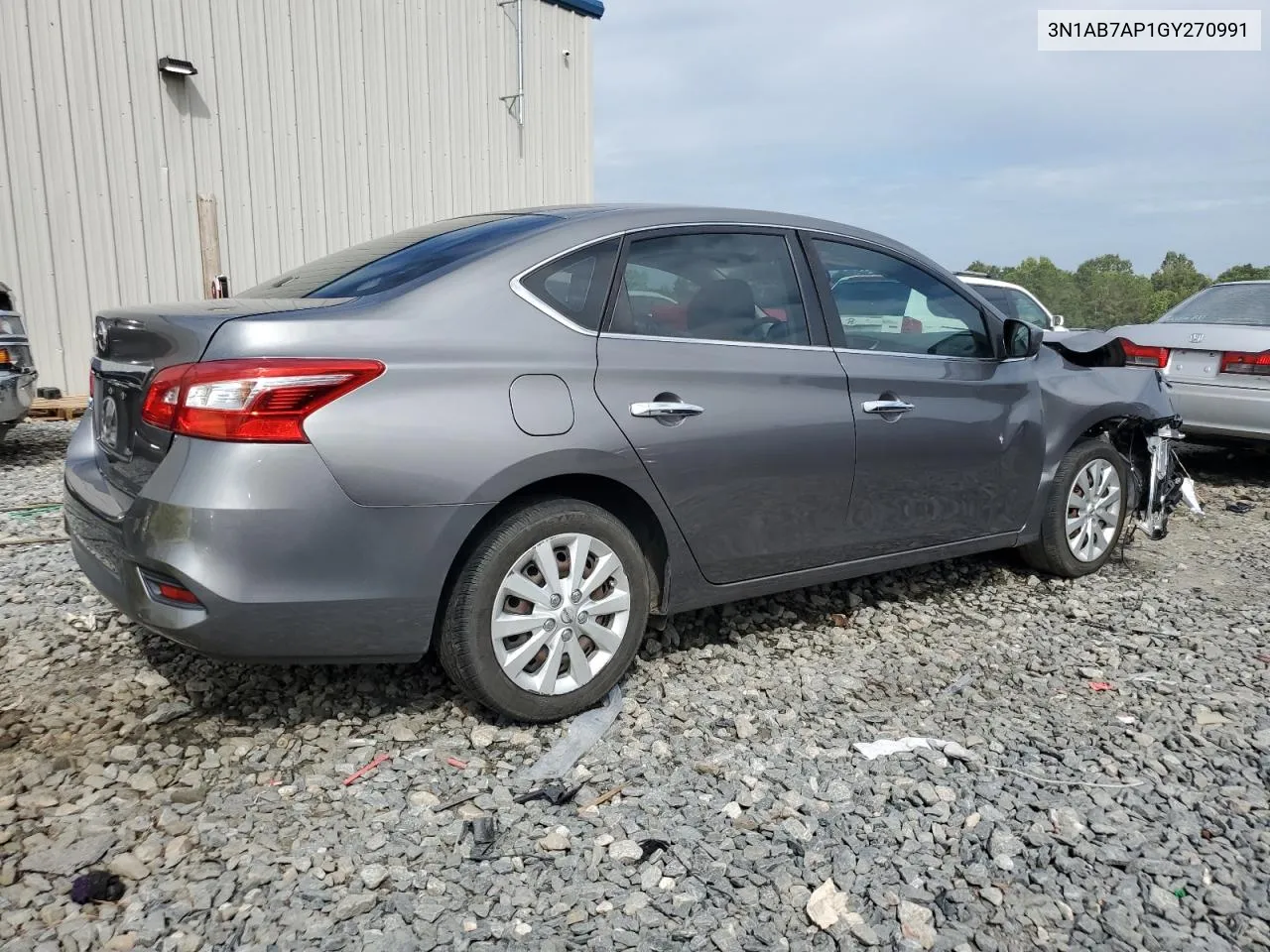 2016 Nissan Sentra S VIN: 3N1AB7AP1GY270991 Lot: 71891914