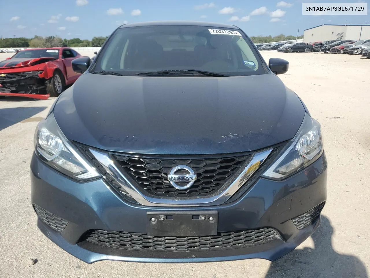 3N1AB7AP3GL671729 2016 Nissan Sentra S