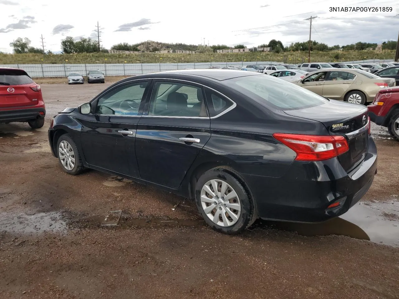 2016 Nissan Sentra S VIN: 3N1AB7AP0GY261859 Lot: 72072004