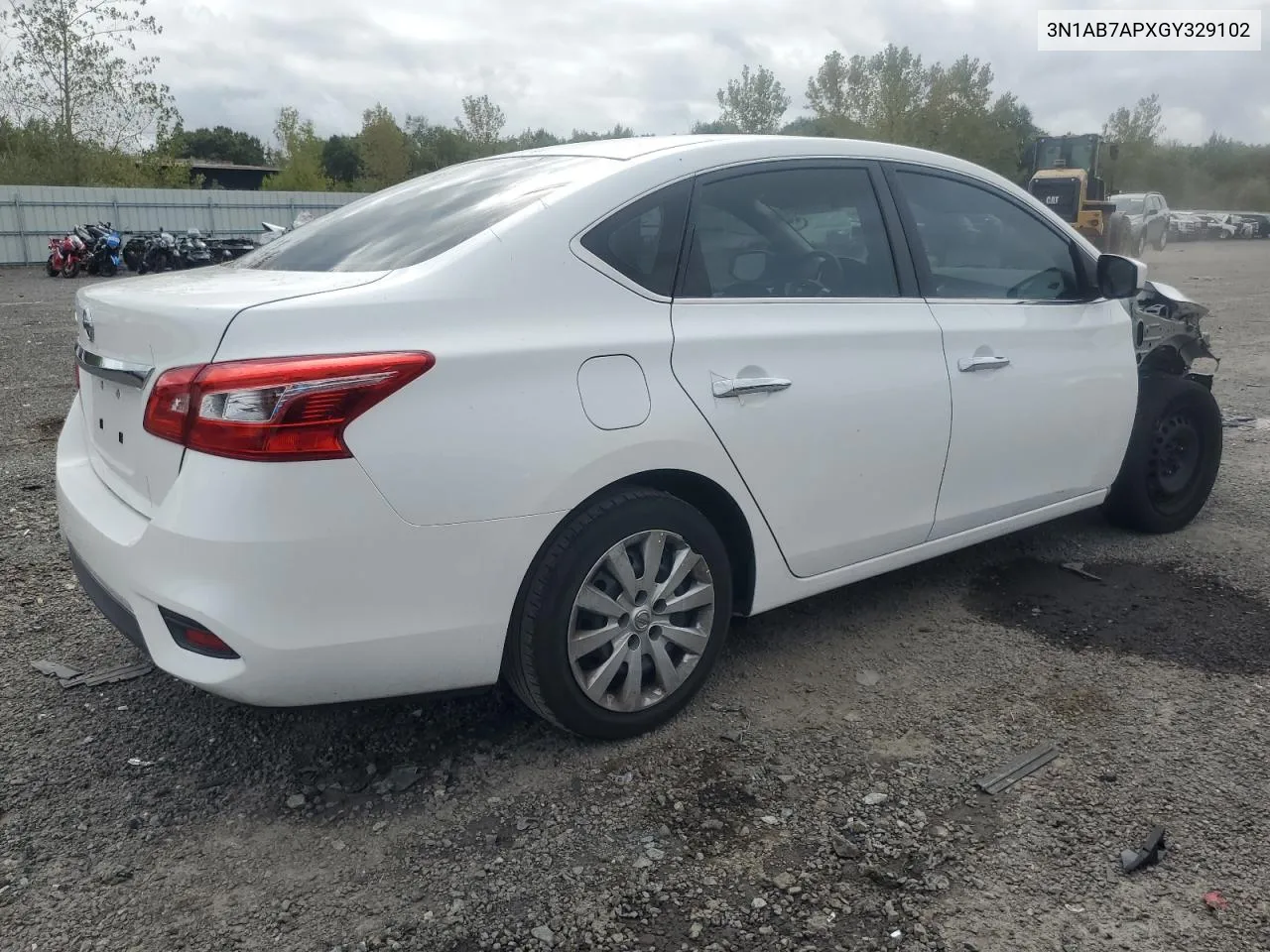 2016 Nissan Sentra S VIN: 3N1AB7APXGY329102 Lot: 72418694