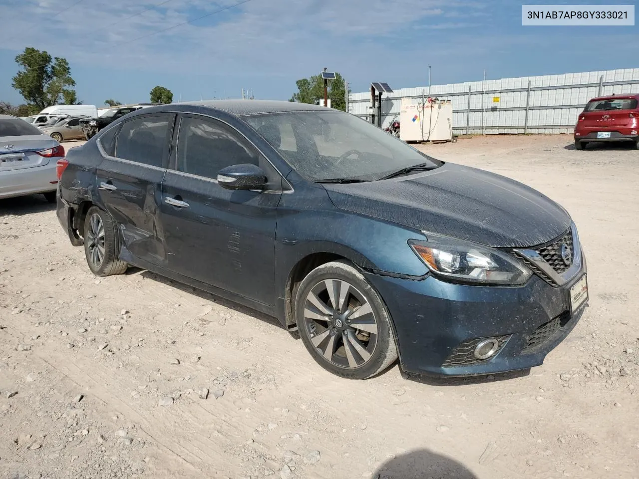 2016 Nissan Sentra S VIN: 3N1AB7AP8GY333021 Lot: 72421544