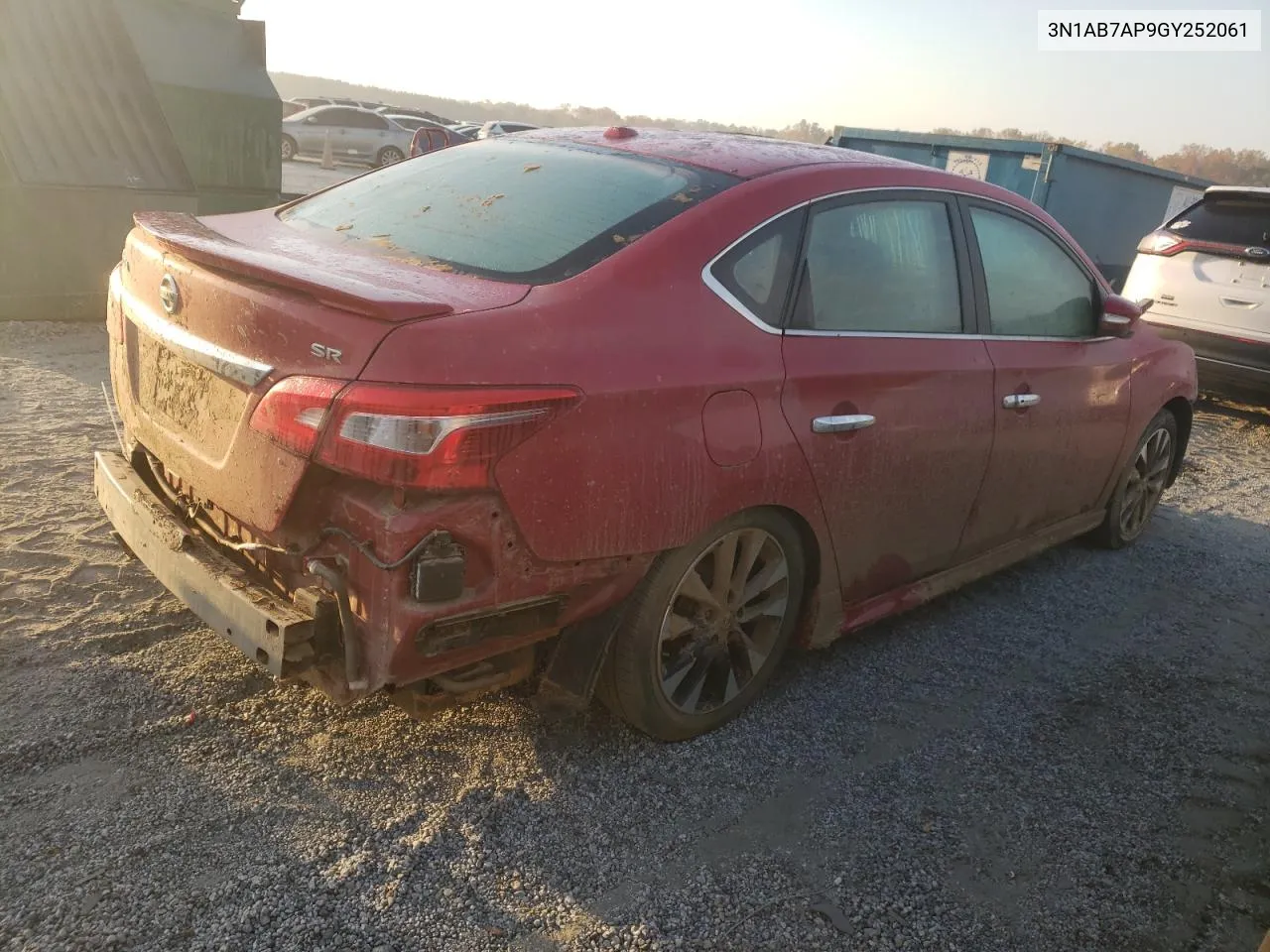 2016 Nissan Sentra S VIN: 3N1AB7AP9GY252061 Lot: 72449194