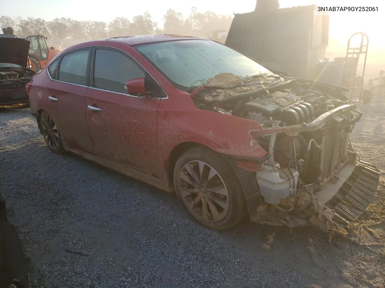 2016 Nissan Sentra S VIN: 3N1AB7AP9GY252061 Lot: 72449194