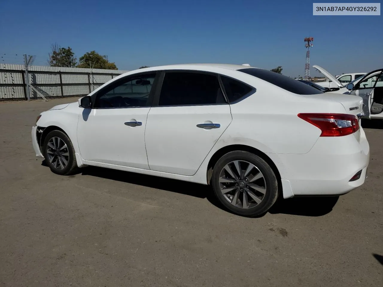 2016 Nissan Sentra S VIN: 3N1AB7AP4GY326292 Lot: 72660434