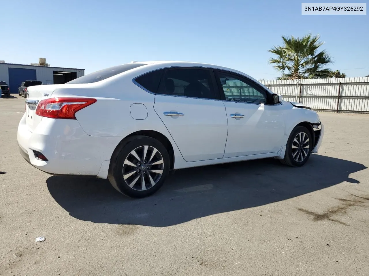 2016 Nissan Sentra S VIN: 3N1AB7AP4GY326292 Lot: 72660434