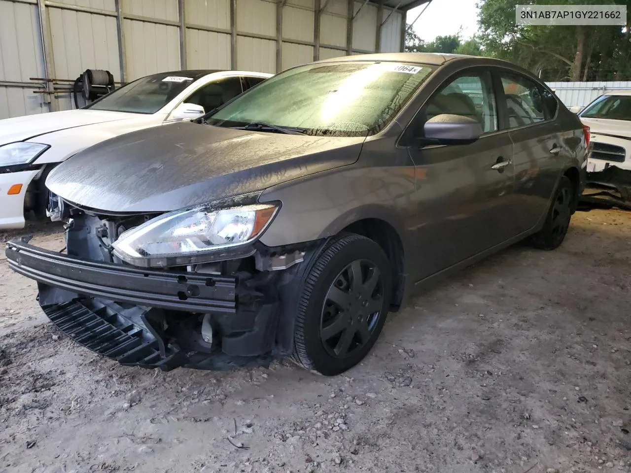 2016 Nissan Sentra S VIN: 3N1AB7AP1GY221662 Lot: 72971064