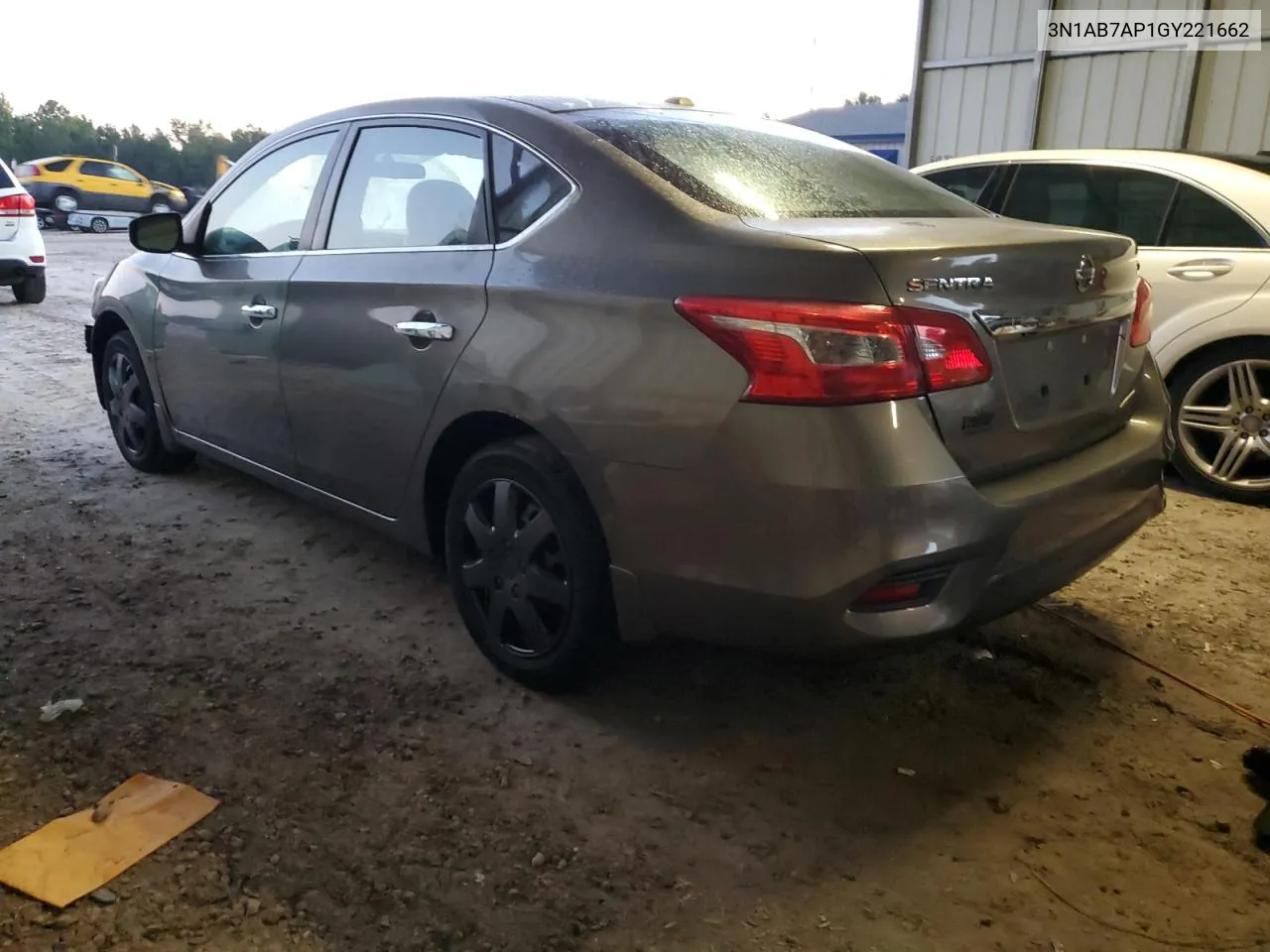 2016 Nissan Sentra S VIN: 3N1AB7AP1GY221662 Lot: 72971064