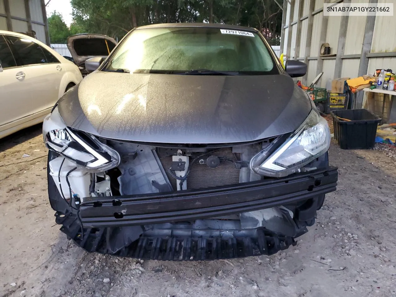 2016 Nissan Sentra S VIN: 3N1AB7AP1GY221662 Lot: 72971064