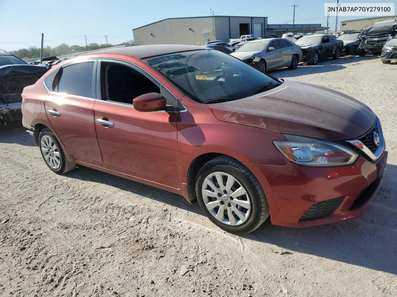 2016 Nissan Sentra S VIN: 3N1AB7AP7GY279100 Lot: 73221864