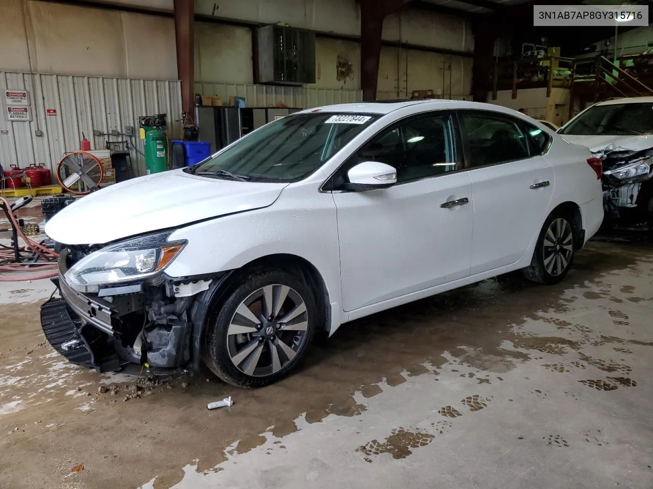 2016 Nissan Sentra S VIN: 3N1AB7AP8GY315716 Lot: 73227844