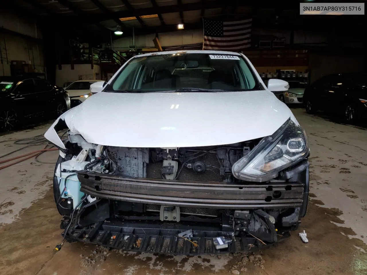 2016 Nissan Sentra S VIN: 3N1AB7AP8GY315716 Lot: 73227844