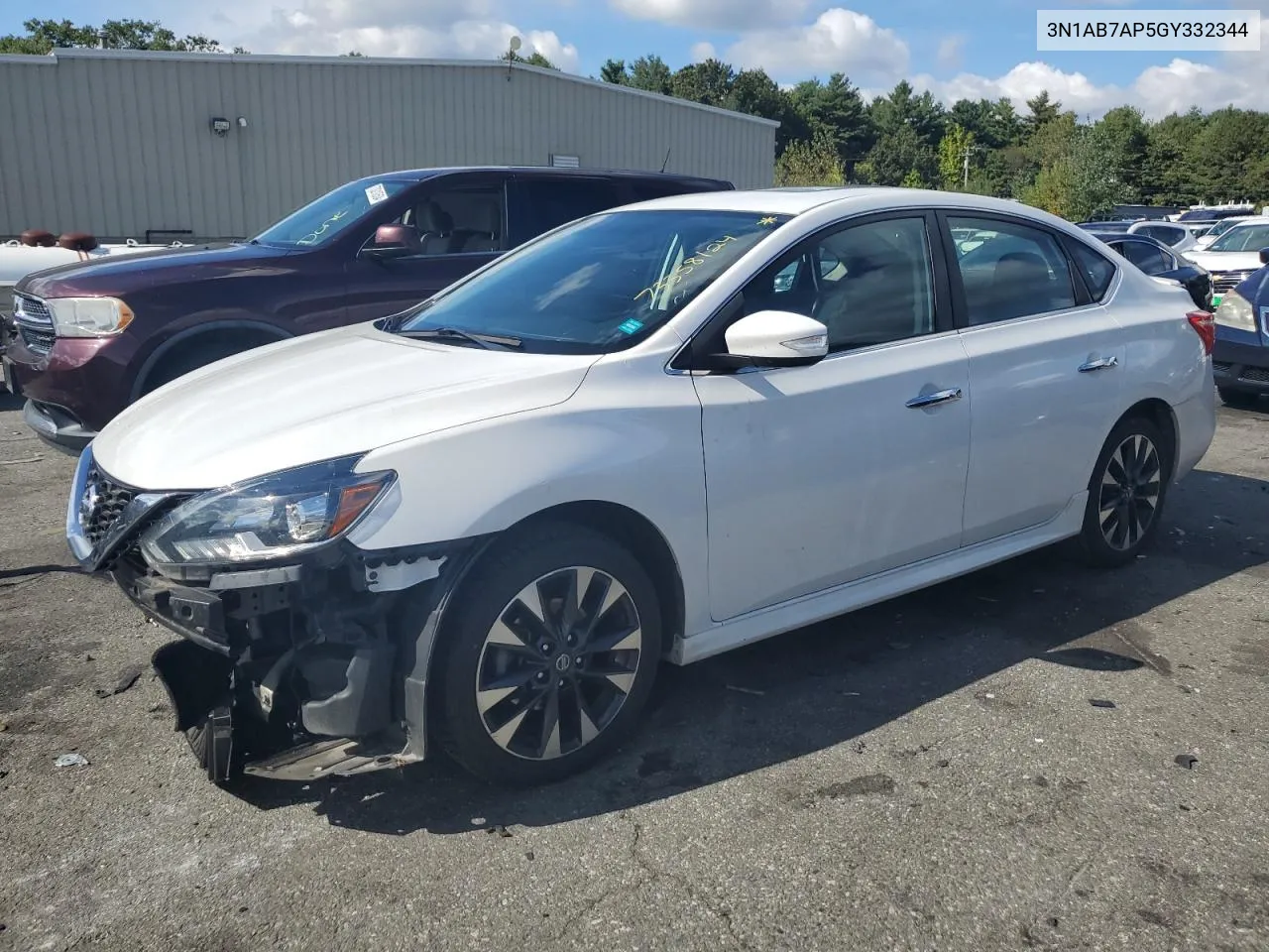 2016 Nissan Sentra S VIN: 3N1AB7AP5GY332344 Lot: 73358124