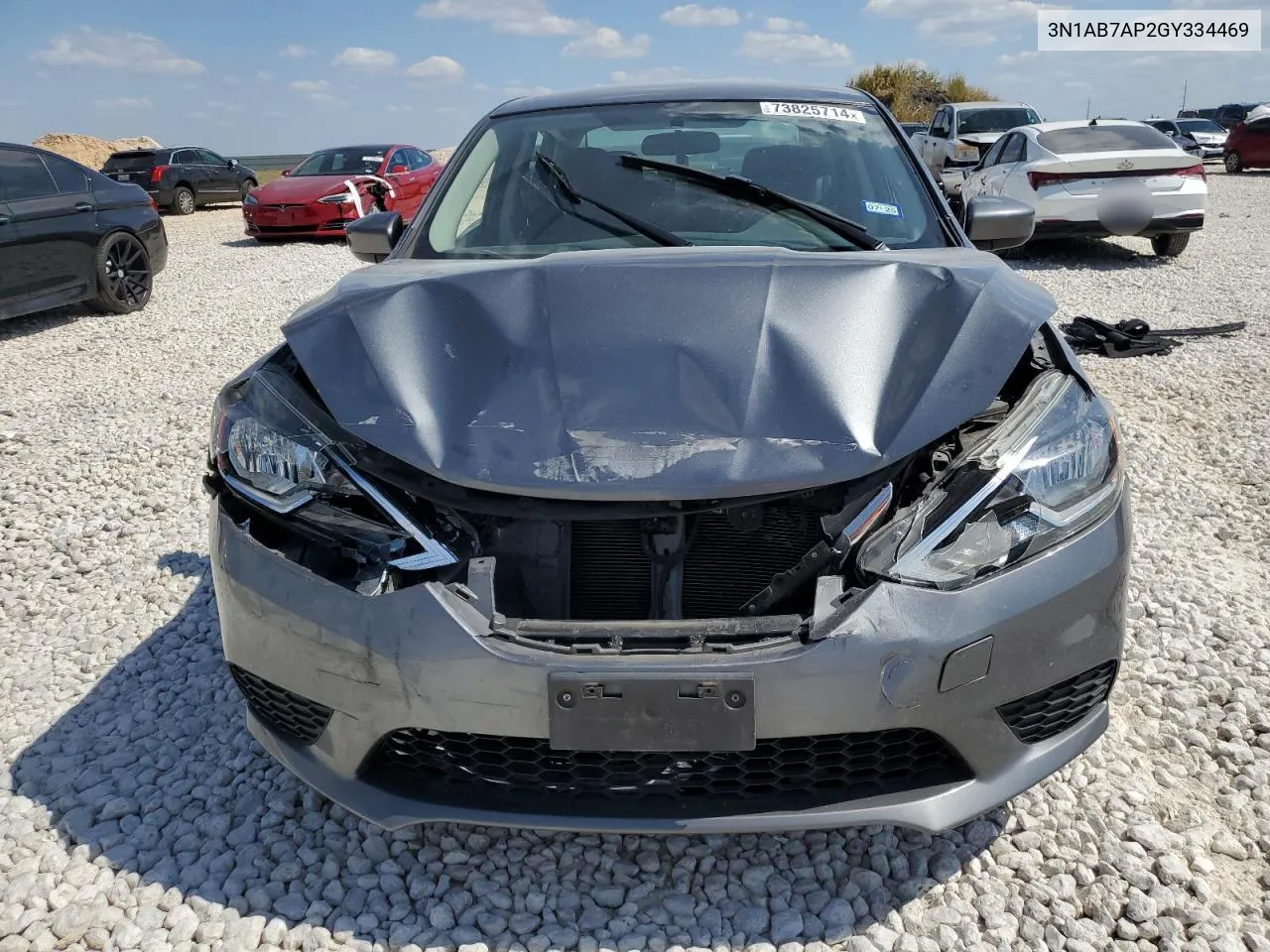 2016 Nissan Sentra S VIN: 3N1AB7AP2GY334469 Lot: 73825714