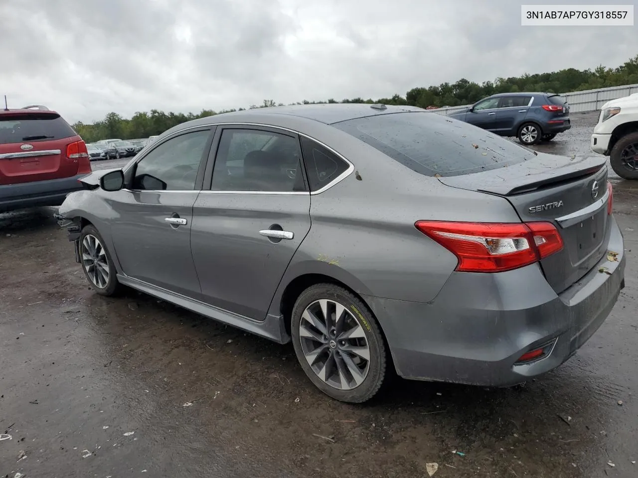 2016 Nissan Sentra S VIN: 3N1AB7AP7GY318557 Lot: 73835794