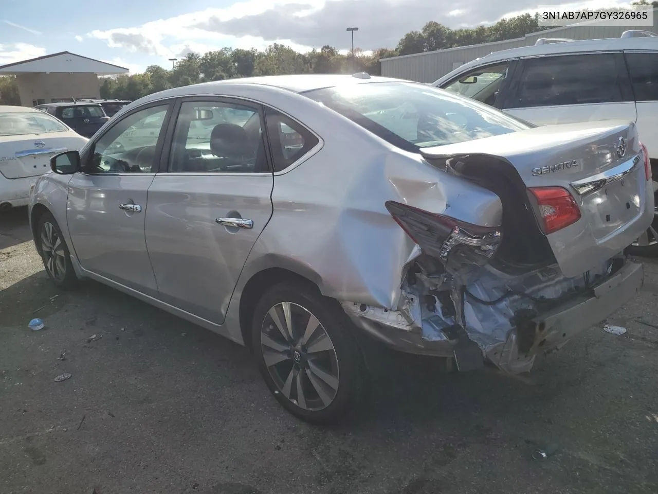 3N1AB7AP7GY326965 2016 Nissan Sentra S